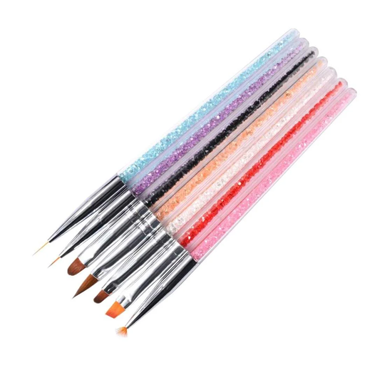 7x Nagelpenslar för Manikyr