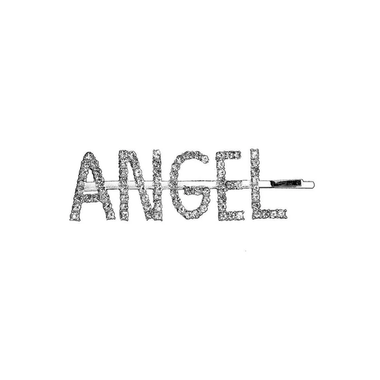Hårnål med text - Angel