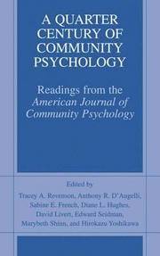 A Quarter Century of Community Psychology