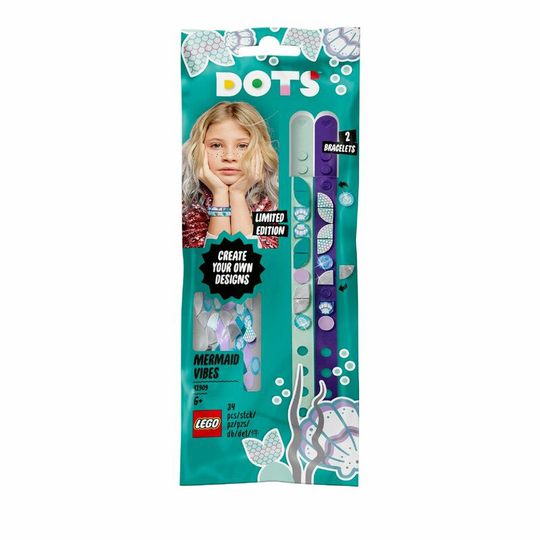 LEGO DOTS Armband i sjöjungfrustil 41909