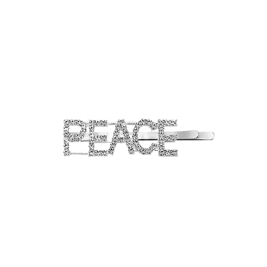 Hårnål med text - Peace