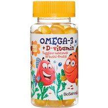 Omega-3 + D-vitamin tuggisar barn 100 kapslar