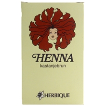Henna pulver kastanjebrun 125 gram