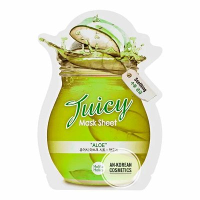 Ansiktsmask Holika Holika Juicy Aloe Vera Lugnande (20 ml)