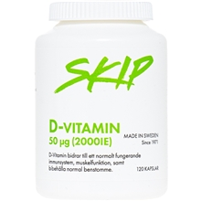 D-vitamin 120 kapslar