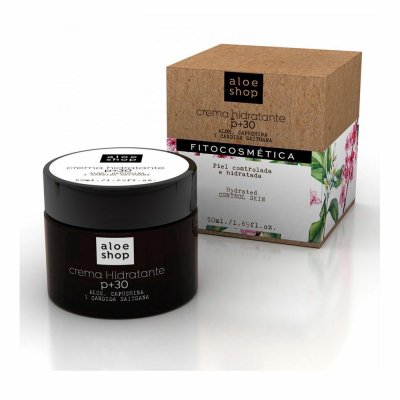 Fuktande kroppskräm Aloe Shop P+30 Aloe Vera (30 ml)