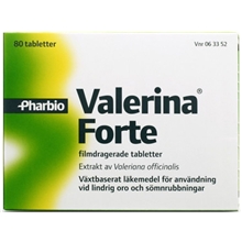 Valerina Forte (Växtbaserat läkemedel) 80 tabletter