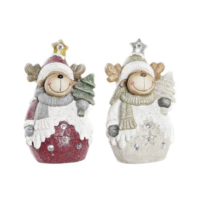 Julgranskula DKD Home Decor Ren Magnesium (24 x 17 x 39 cm) (2 antal)