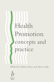 Health Promotion - Concepts and Practice