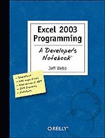 Excel 2003 Programming - A Developer's Notebook