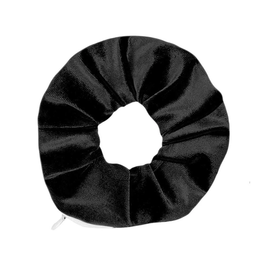 Scrunchie med Ficka - Svart