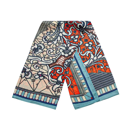 Scarf med paisleymönster - Röd, Nr. 11
