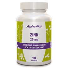Zink 25 mg 90 kapslar