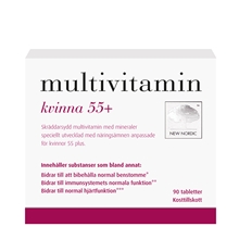 Multivitamin till kvinnor +55 90 tabletter