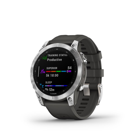 Garmin Fenix 7 Sportklocka - Grå/Silver