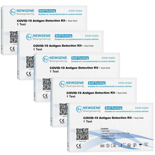 5x NEWGENE, Covid-19 - Självtest / Snabbtest