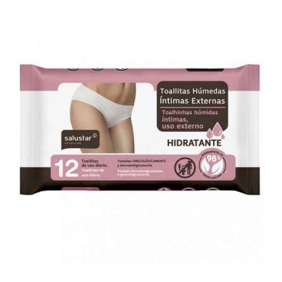 Tvättlappar för intimhygien Salustar S4603747 Kamomill (12 uds)