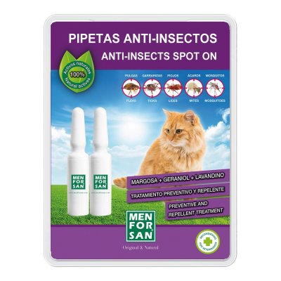Insektsavstötande Men for San 2 antal Pipetter Katt