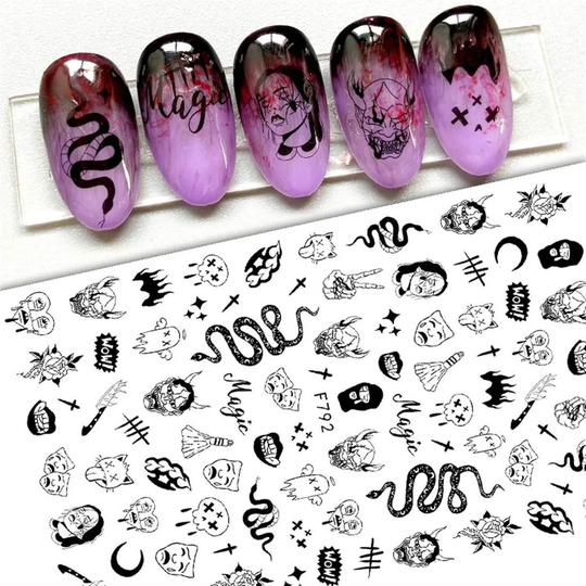Ark med Nagelstickers