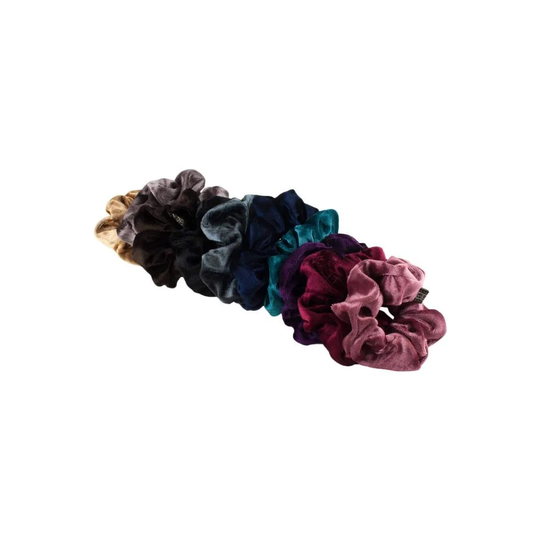 3x Hårsnoddar / Scrunchies i Sammet