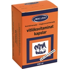 Wallda Vitlöksvitaminat 100 kapslar