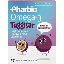 Pharbio Omega-3 tuggisar 27 st