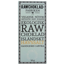 Rawchoklad 50 gram Isländskt Havssalt