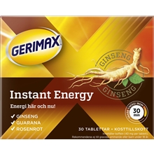 Gerimax Instant Energy 30 tabletter