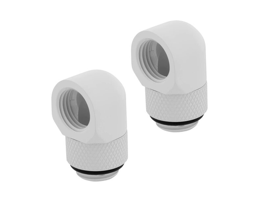 Corsair Hydro X - Rotary 90° - 1/4" - 1/4" - 2-pack - Vit