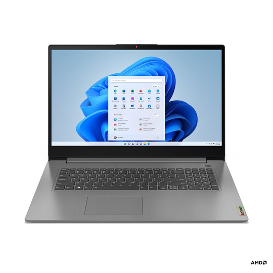 Lenovo IdeaPad 3 / 17" / FHD / Ryzen 5 5625U / 8GB / 512GB / Win 11