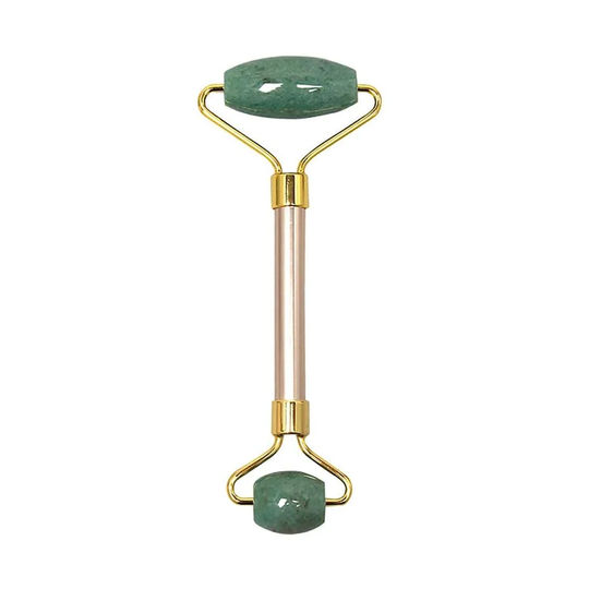 Jade Roller med aluminiumstång