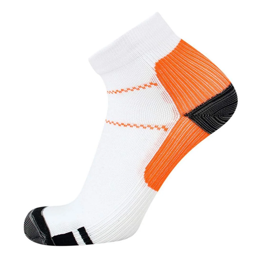 Unisex Ankelstrumpor med Kompression - S / M - Orange