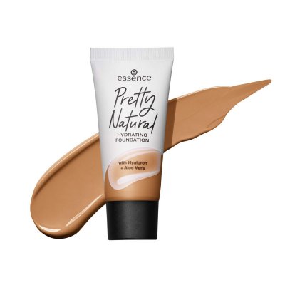 Flytande makeupbas Essence Pretty Natural 130-cool ochre (30 ml)
