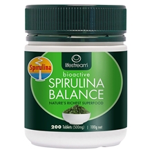 Lifestream Spirulina tabl 200 tabletter