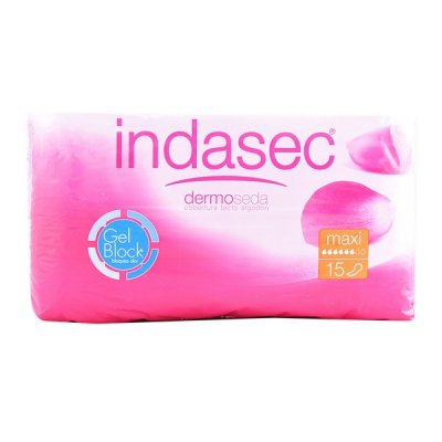 Inkontinensbinda Discreet Maxi Indasec (Antal: 15 uds)