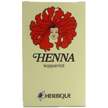 Henna pulver kopparröd 125 gram