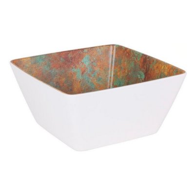 Salladsskål Viejo Valle Goji Melamin Vit (19 x 19 x 9 cm)