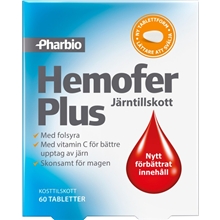 Hemofer Plus 60 tabletter