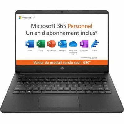 "Notebook HP 14s-dq0045nf 64 GB SSD 14"" 4 GB RAM Intel Celeron"