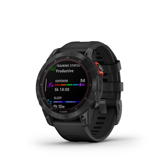 Garmin Fenix 7 Solar Sportklocka - Svart
