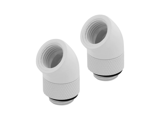 Corsair Hydro X - Rotary 45° - 1/4" - 1/4" - 2-pack - Vit
