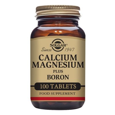 Kalcium - Magnesium plus bor Solgar (Antal: 100 tabletter)