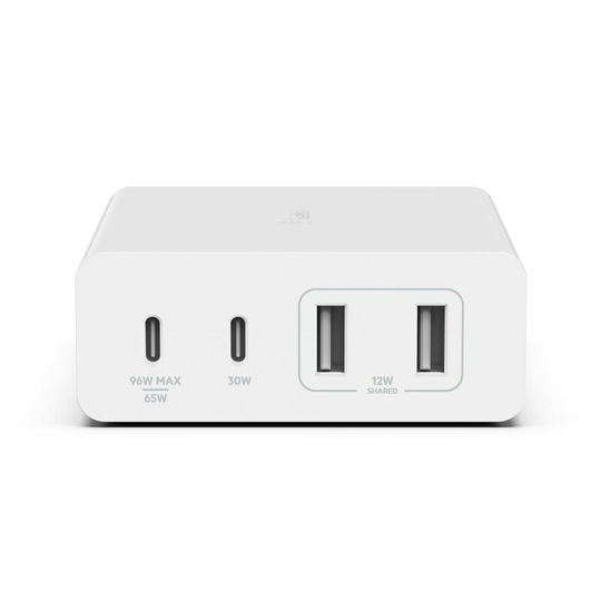 Belkin 4-portars GaN laddare med 2xUSB-C / 2xUSB-A (108W)