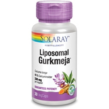 Solaray Liposomal Gurkmeja 30 kapslar