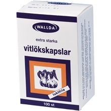 Wallda Vitlökskapslar 100 kapslar
