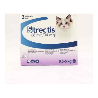 Mot parasiter Ceva Strectis Pipetter Katt 3 antal