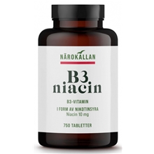 Närokällan B3 Niacin 10 mg 750 tabletter