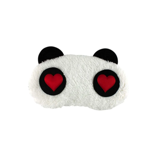 Kär Panda, Fluffig Sovmask för resor och avslappning
