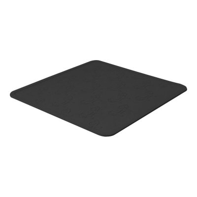 Halkfri matta United Pets Hund Matare Svart (44.5 x 44.5 cm)