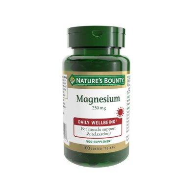 Magnesium Nature's Bounty 100 tabletter